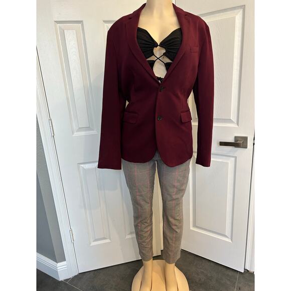 Modern norm core preppy GAP Curvy Signature Skinny Ankle Plaid Pants – Womens 10 - Picture 6 of 6